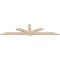 Ekena Millwork Kennewick Smooth Timber Gable Bracket, Douglas Fir, 108"W x 27"H x 1 1/2"D x 5 1/2"F, 6/12 Pitch GBW108X27X0206KEN00SDF - alternate 2